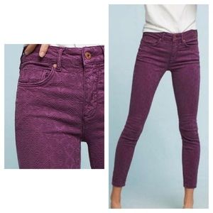 Anthro Pilcro and the Letterpress Script Jeans